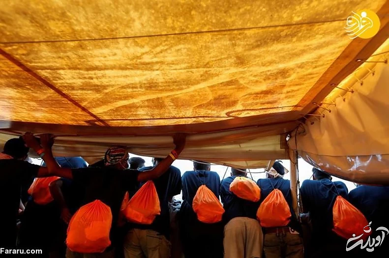 (تصاویر) نجات مهاجران سرگردان در دریا